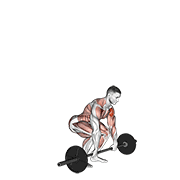 Barbell clean and press demonstration