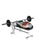 Barbell front raise and pullover demonstration