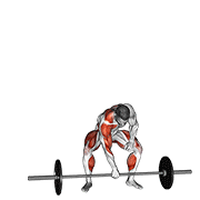 Barbell one arm snatch demonstration