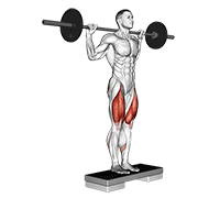Barbell rear lunge v. 2 demonstration