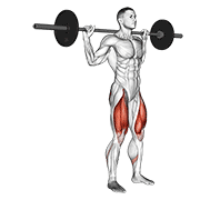 Barbell rear lunge demonstration