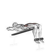 Decline sit-up demonstration