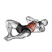 Groin crunch demonstration