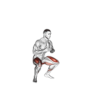 Jump squat demonstration