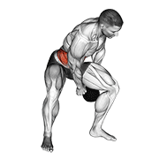 Kettlebell figure 8 demonstration