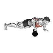 Kettlebell plyo push-up demonstration