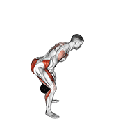 Kettlebell swing demonstration