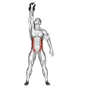 Kettlebell windmill demonstration