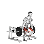 Lever deadlift demonstration