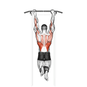 Mixed grip chin-up demonstration