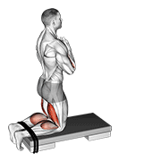 Self assisted inverse leg curl (on floor) demonstration