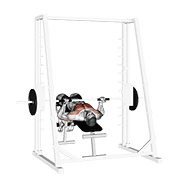 Smith decline reverse-grip press demonstration