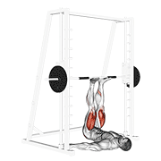 Smith leg press demonstration