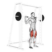 Smith squat demonstration