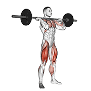 Squat jerk demonstration