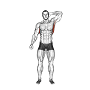 Standing lateral stretch demonstration