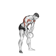 Medicine ball catch and overhead throw demonstration
