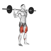 Barbell lateral lunge demonstration
