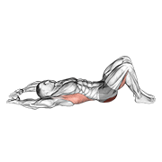 Pelvic tilt into bridge demonstration