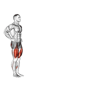 Walking lunge demonstration