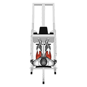 Sled 45в° leg press (back pov) demonstration
