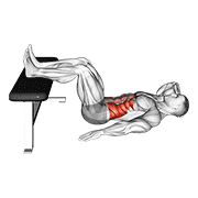 Oblique crunch v. 2 demonstration