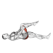 Leg up hamstring stretch demonstration