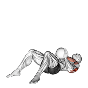 Medicine ball supine chest throw demonstration