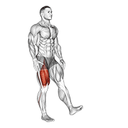 Single leg squat (pistol) male demonstration