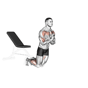 Self assisted inverse leg curl demonstration