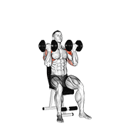 Dumbbell arnold press demonstration