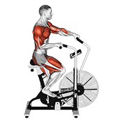 Cycle cross trainer demonstration