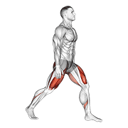 Split squats demonstration