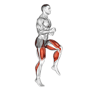 Half knee bends demonstration