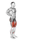 Forward lunge demonstration