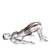 Glute bridge march demonstration