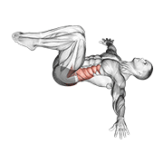 Bent knee lying twist demonstration