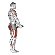 Weighted lunge with swing demonstration