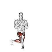 Curtsey squat demonstration